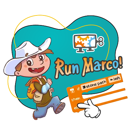 Run Marco 
Кодинг-приключение: 
учим алгоритмы играя!